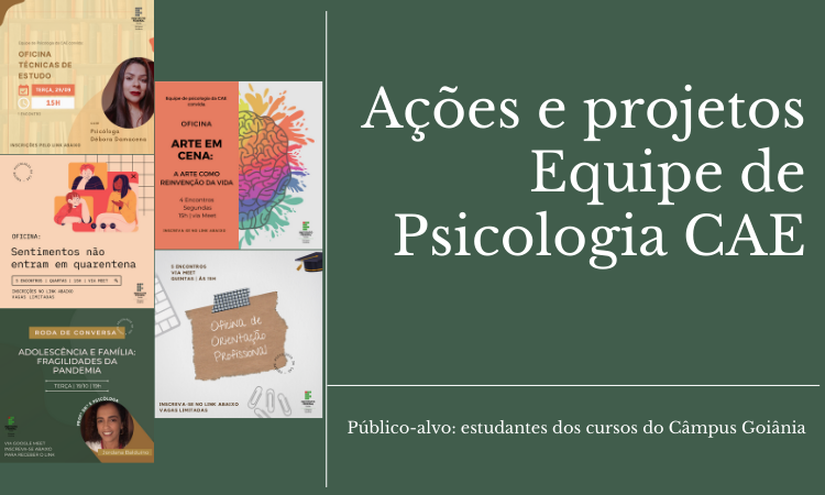 Ações iniciam no final do mês de setembro e seguem durante o segundo semestre 2021/2 Ações iniciam no final do mês de setembro e seguem durante o segundo semestre 2021/2